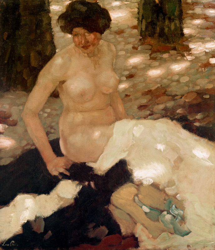 Weiblicher Akt, 1904. von Leo Putz
