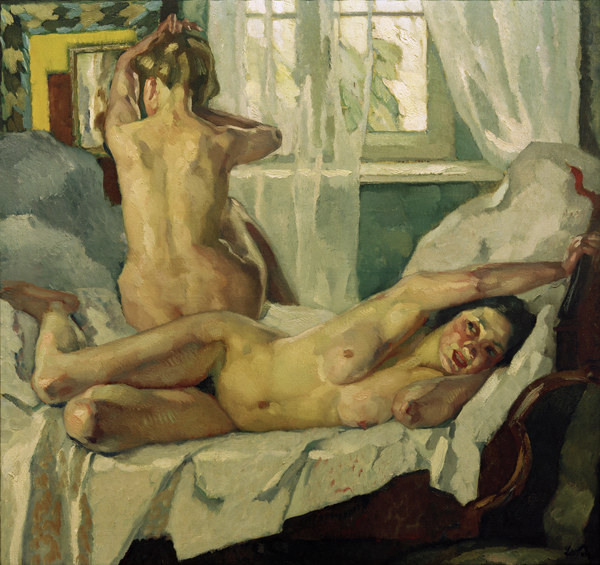 Am Morgen, 1915. von Leo Putz