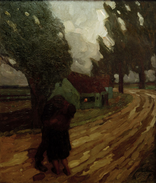 Herbststurm, 1912. von Leo Putz