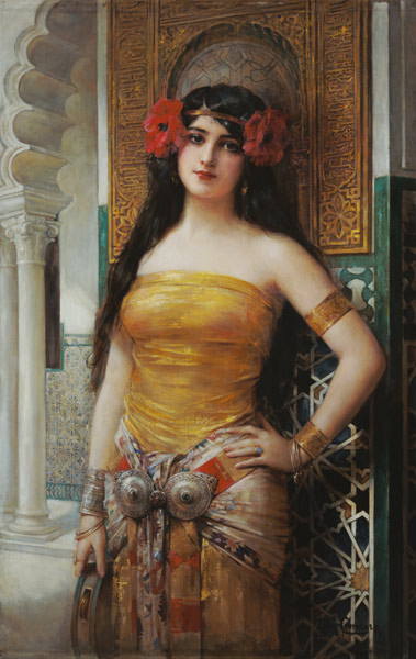 Die orientalische Frau von Leon Francois Comerre