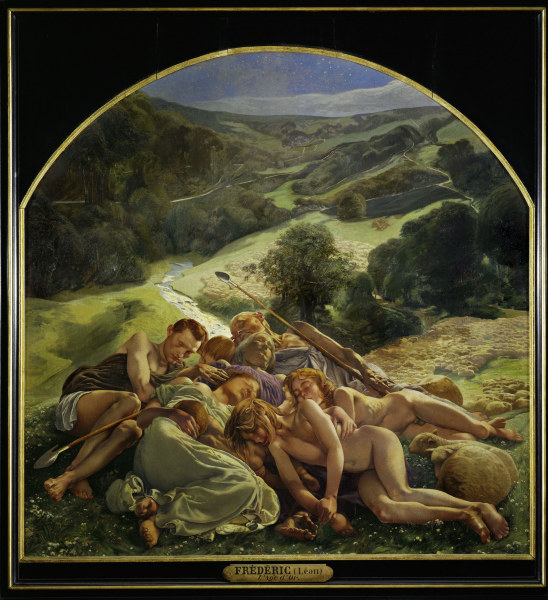 La nuit (Die Nacht), 1900. von Léon Frédéric