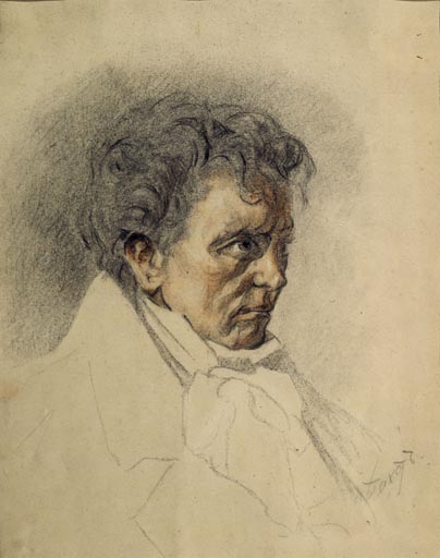 Bildnis des Komponisten Ludwig van Beethoven von Leon Nikolajewitsch Bakst
