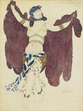 Kostümentwurf zum Ballett Kleopatra von A. Arenski 1909