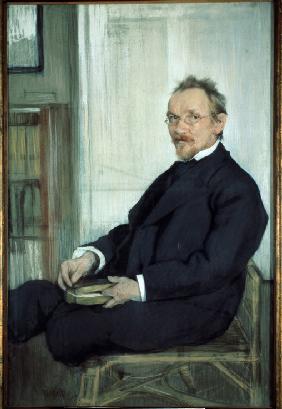 Porträt des Religionsphilosophen und Publizisten Wassili W. Rosanow (1856-1919) 1901