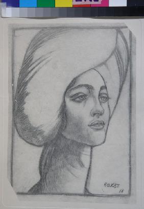 Porträt von madame T. 1918