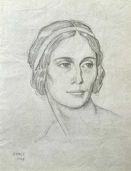 Portrait von Anna Pavlova (1881-1931) von Leon Nikolajewitsch Bakst