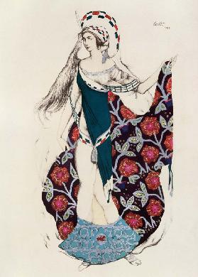 Costume design for a woman, from Judith 1922