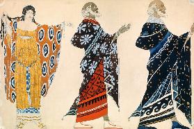 Kostümentwurf zum Theaterstück Ödipus auf Kolonos von Sophokles 1904