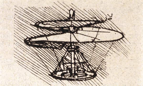 Luftschraube von Leonardo da Vinci