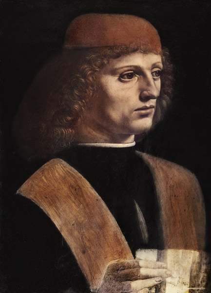 Portrait eines Musikers von Leonardo da Vinci