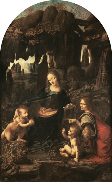 Madonna in der Felsengrotte (erste Fassung) von Leonardo da Vinci