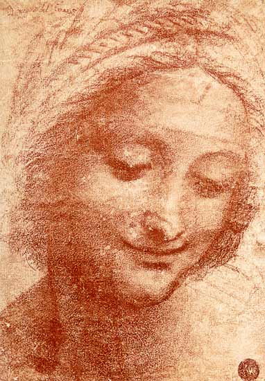 Head of a Woman von Leonardo da Vinci
