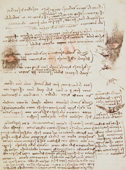 Manuscript page from Codici Rari III 35.2 von Leonardo da Vinci