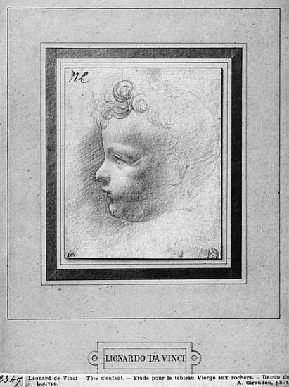 Head of a child von Leonardo da Vinci
