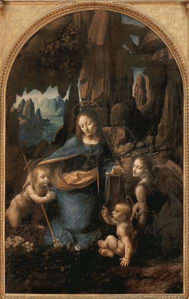 Madonna in der Felsengrotte (zweite Fassung) von Leonardo da Vinci
