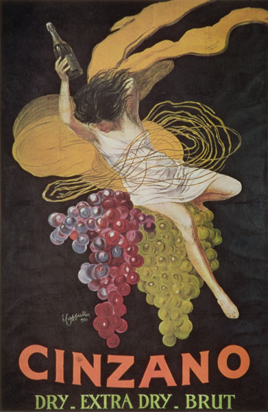 Poster advertising 'Cinzano' von Leonetto Cappiello