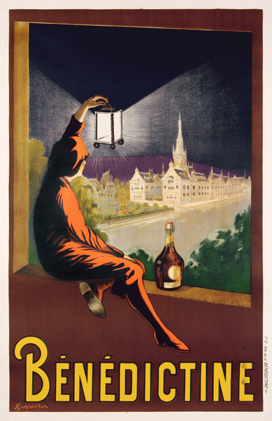 Poster advertising 'Benedictine' liqueur von Leonetto Cappiello