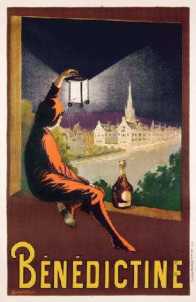 Poster advertising 'Benedictine' liqueur c.1928