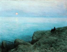 Alexander Pushkin (1799-1837) at the Seashore 1896