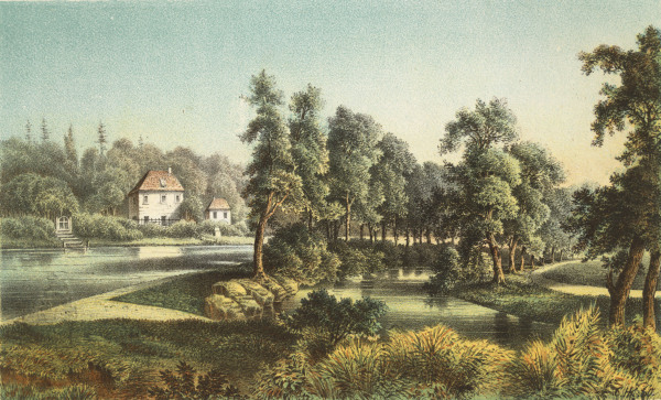 Weimar, Goethes Gartenhaus von Leopold Müller