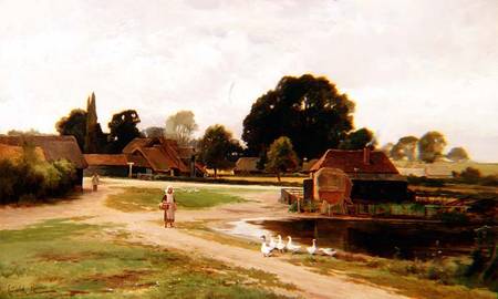 Between Church End and Flitwick, Bedfordshire von Leopold Rivers