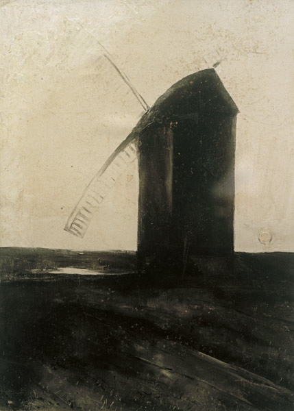niederländische Windmühle von Lesser Ury