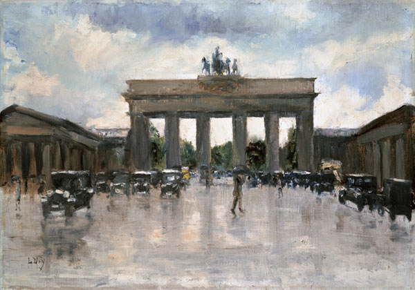 Das Brandenburger Tor in Berlin von Lesser Ury