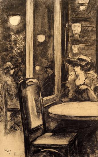 Im Café Bauer 1895