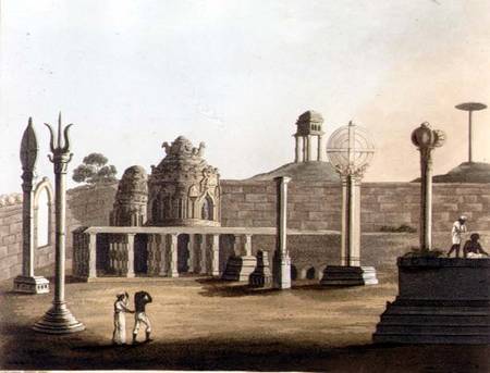 A Moorish Mosque at Bangalore, plate 19 from 'Pictorial Scenery in the Kingdom of Mysore' von Lieutenant James Hunter