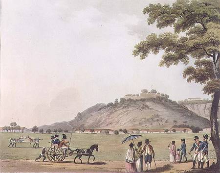 A View of Mount St. Thomas, near Madras, plate 20 from 'Picturesque Scenery in the Kingdom of Mysore von Lieutenant James Hunter