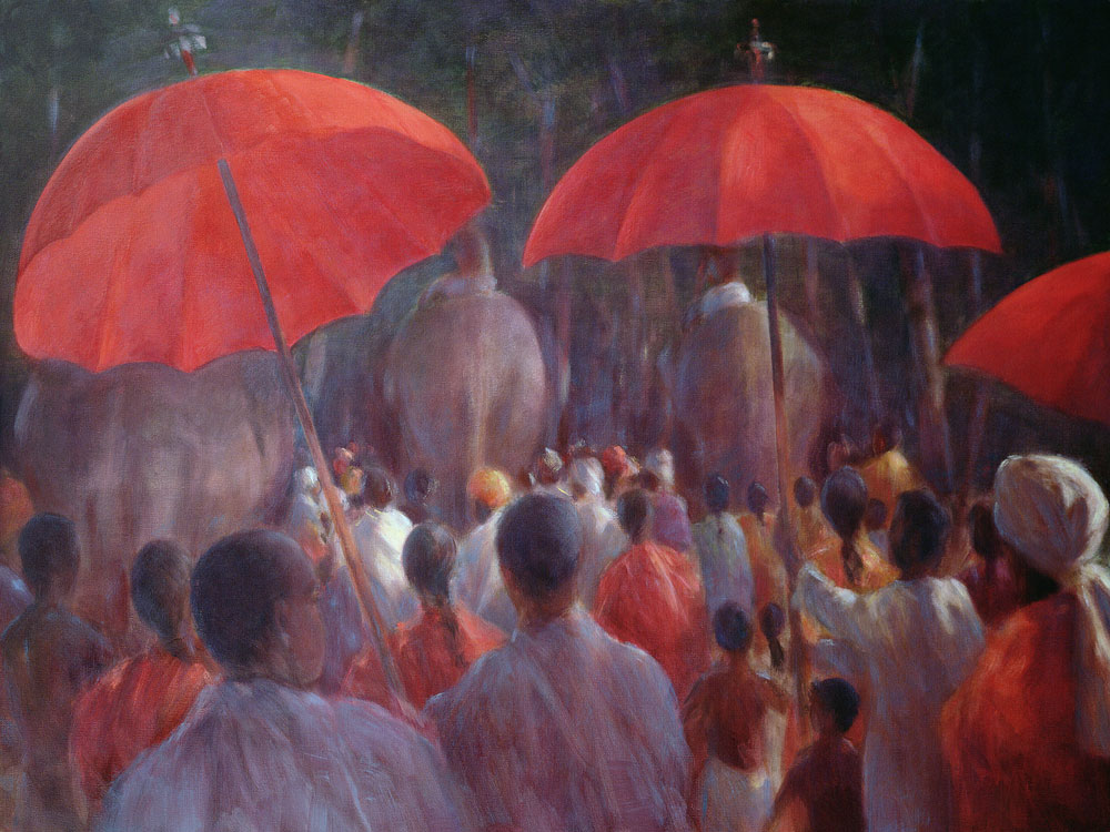 Parade (oil on canvas)  von Lincoln  Seligman