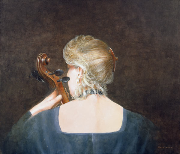 Cello Professor, 2005 (acrylic)  von Lincoln  Seligman