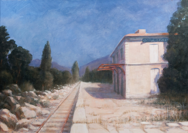 Rail station, Chateauneuf von Lincoln  Seligman