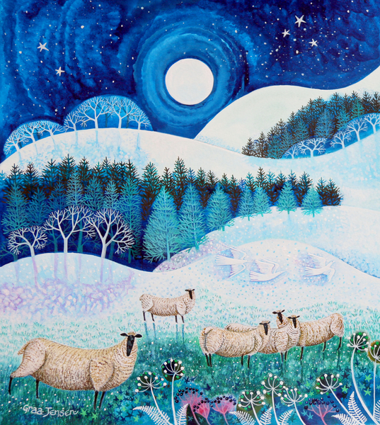 Frosty Sheep von Lisa Graa Jensen