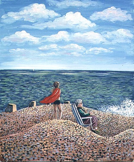 A Windy Day, 1984 (panel)  von Liz  Wright