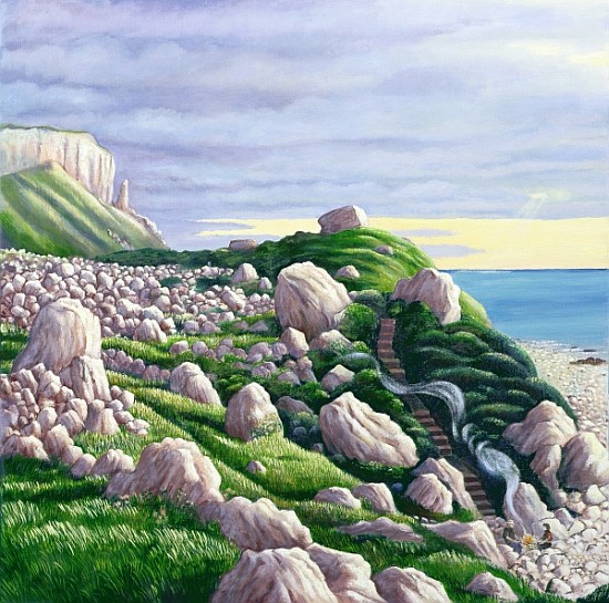 Hallelujah Bay, 1999 (oil on canvas)  von Liz  Wright