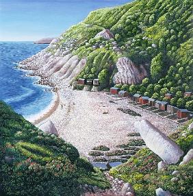 Church Ope Cove, 1999 (oil on canvas) 