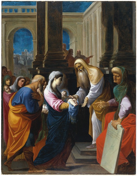Die Darbringung Christi im Tempel von Lodovico Carracci