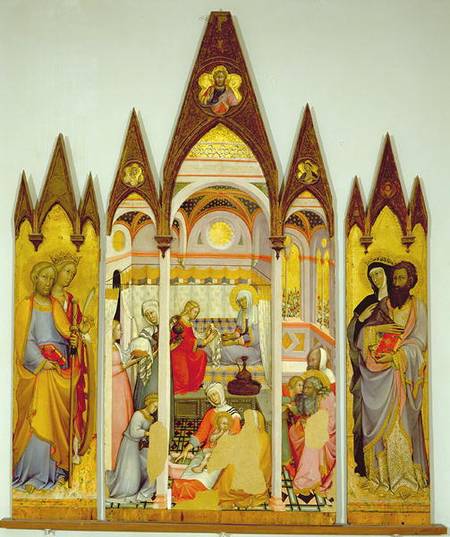 Panel from the door of the reliquary of Santa Maria della Scala depicting scenes of the Passion of C von Lorenzo di Pietro Vecchietta