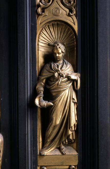 Statuette of an Old Testament Prophet from the frame of the Gates of Paradise (East doors) von Lorenzo Ghiberti