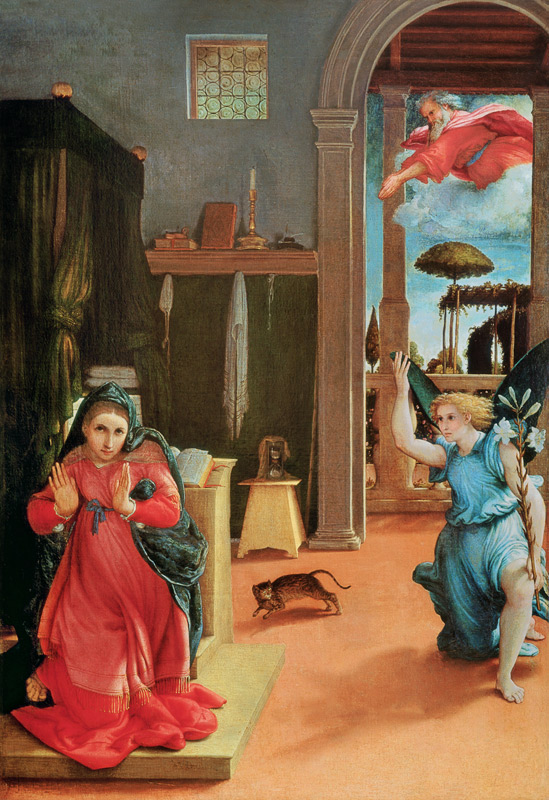 The Annunciation von Lorenzo Lotto
