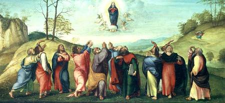 The Assumption of the Virgin (panel) von Lorenzo Lotto