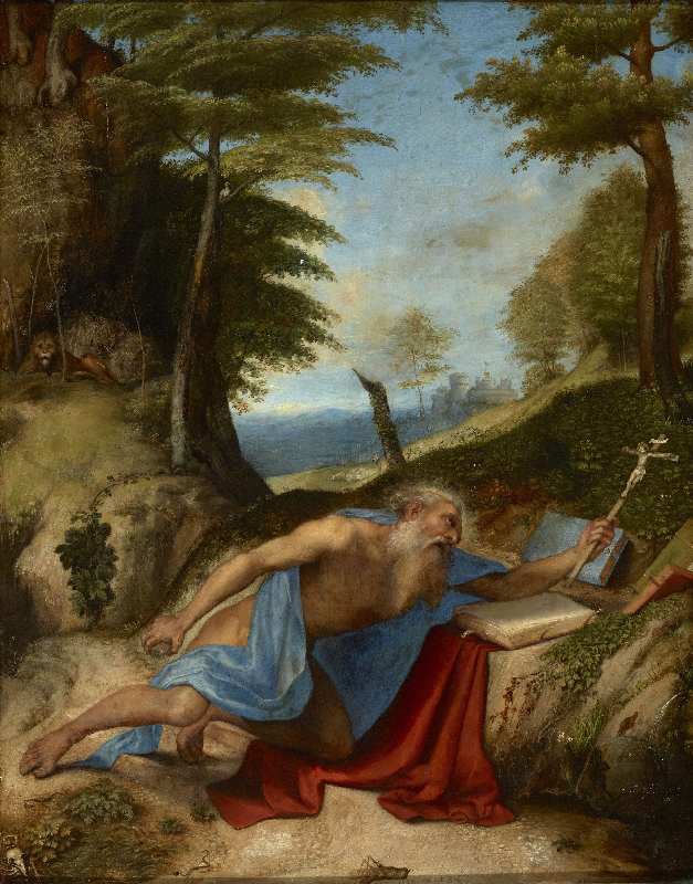 Der büßende heilige Hieronymus von Lorenzo Lotto