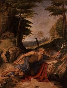 Der hl. Hieronymus in der Wüste von Lorenzo Lotto