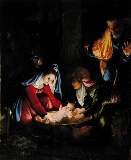 The Nativity von Lorenzo Lotto
