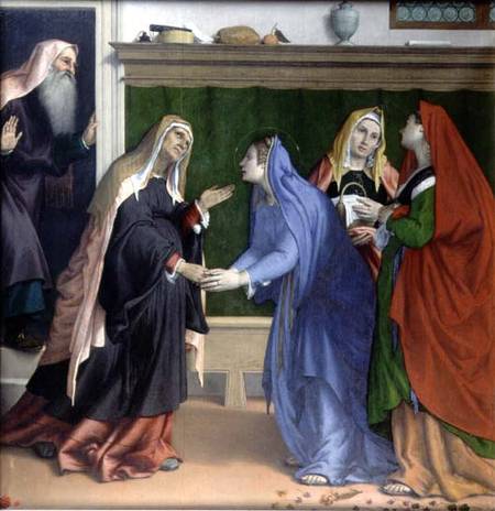 The Visitation von Lorenzo Lotto