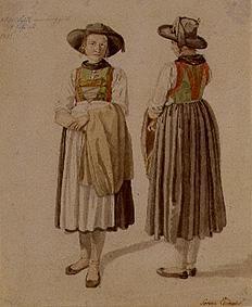 Elise Loidl von Lengries, 15 Jahre alt. 1821