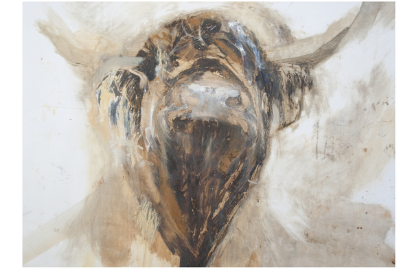 La Vache,Cow von Lou  Gibbs
