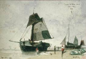 Two Fishing Boats 1856  &