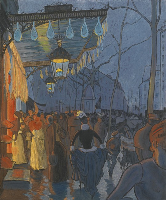Avenue de Clichy. Fünf Uhr abends von Louis Anquetin